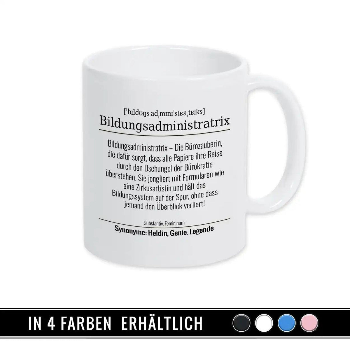 Tasse für Bildungsadministratrix - Druckerino