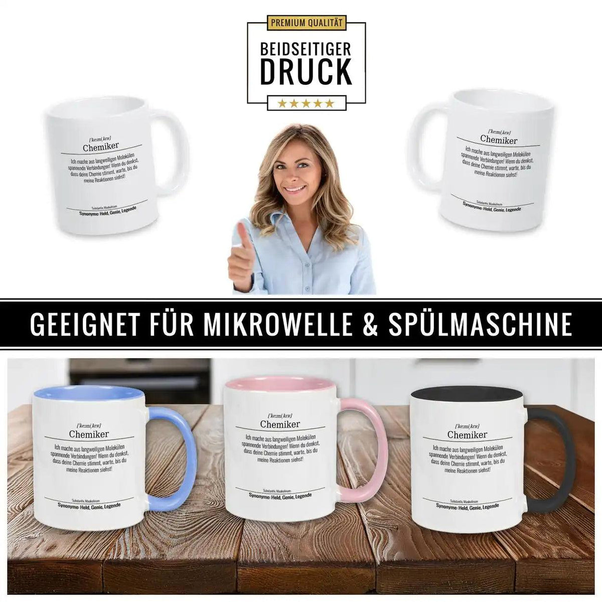 Tasse für Chemiker - Druckerino