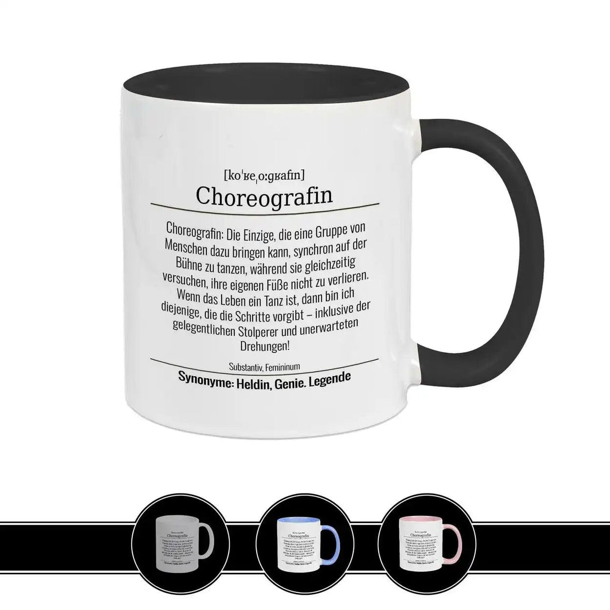 Tasse für Choreografin - Druckerino