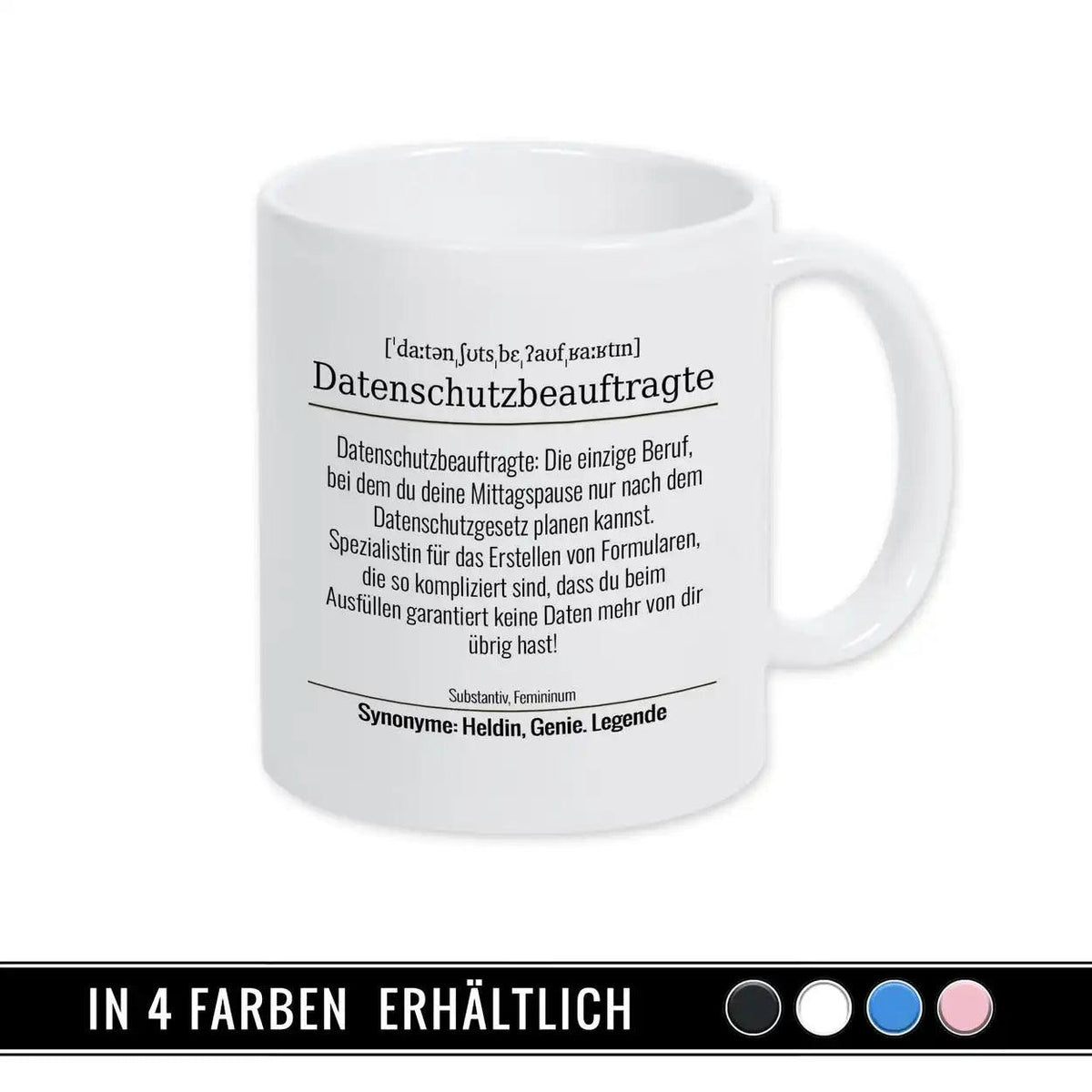 Tasse für Datenschutzbeauftragte - Druckerino