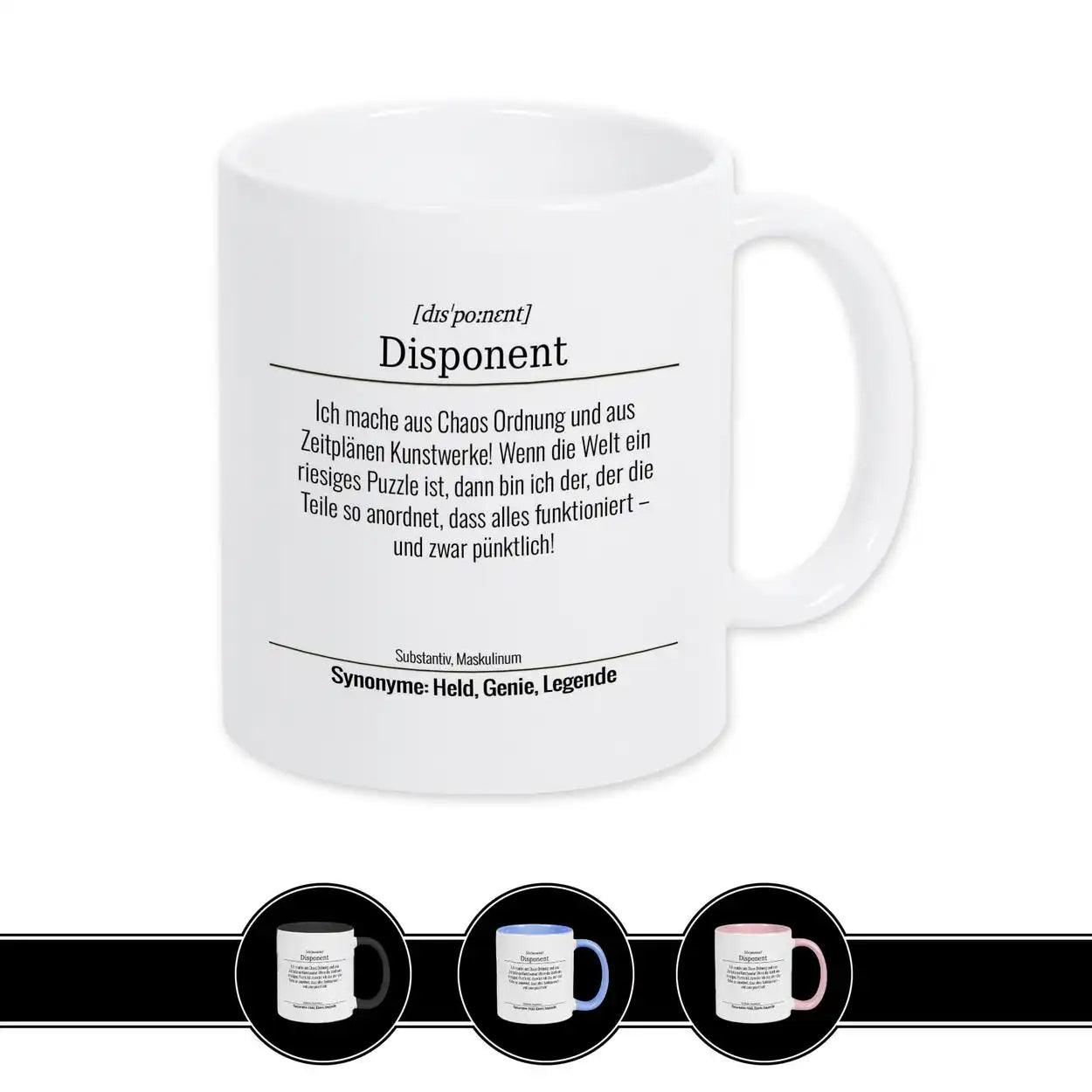 Tasse für Disponent - Druckerino