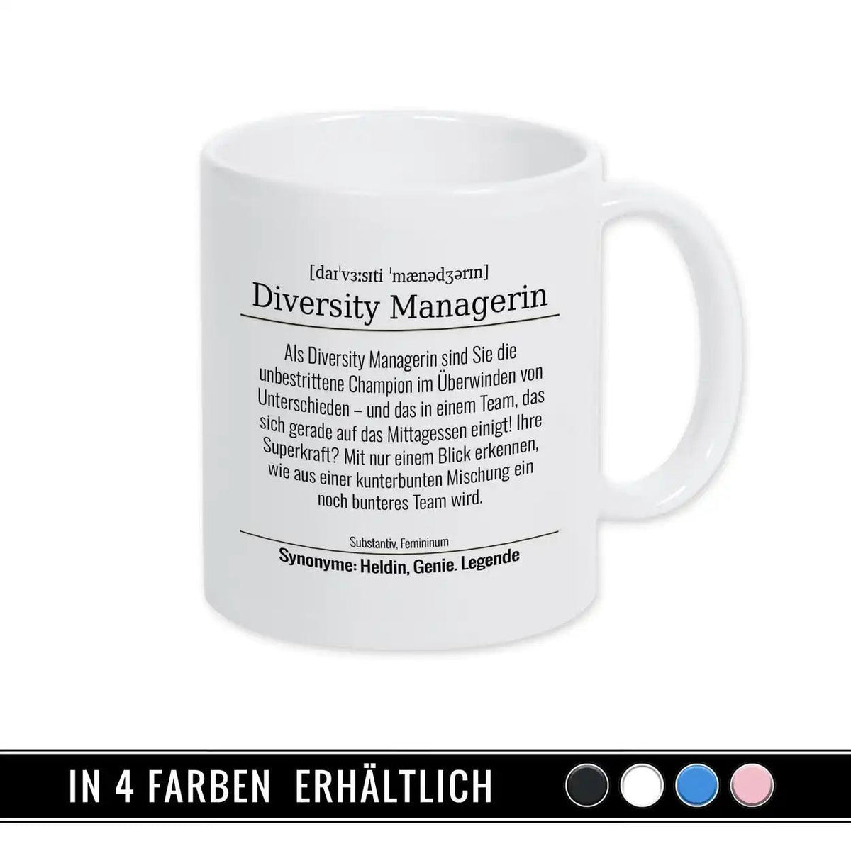 Tasse für Diversity Managerin - Druckerino