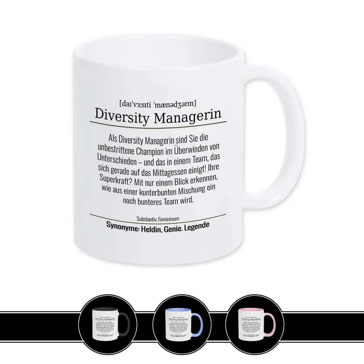 Tasse für Diversity Managerin - Druckerino
