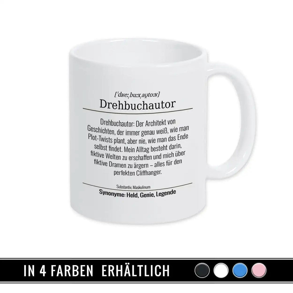Tasse für Drehbuchautor - Druckerino