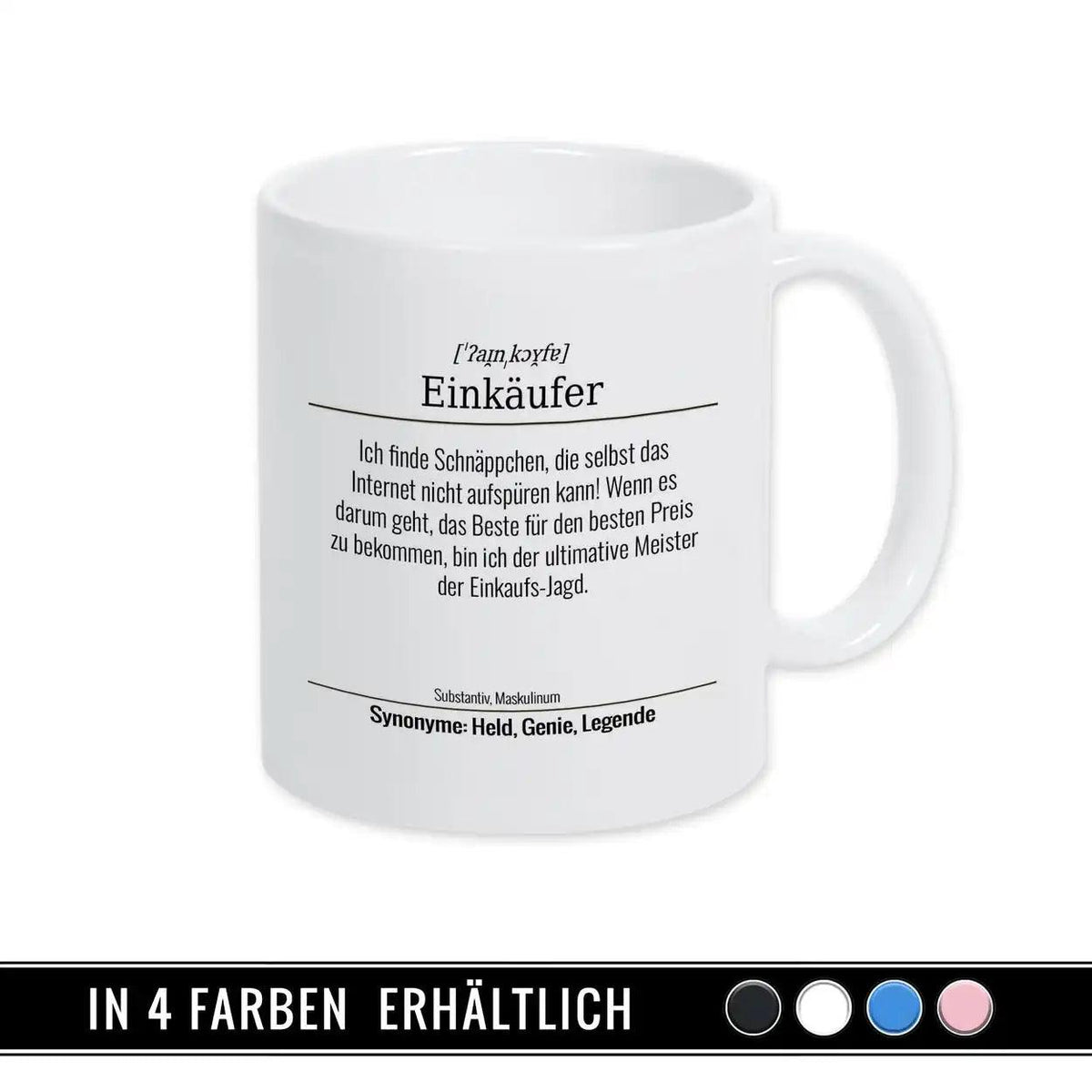 Tasse für Einkäufer - Druckerino