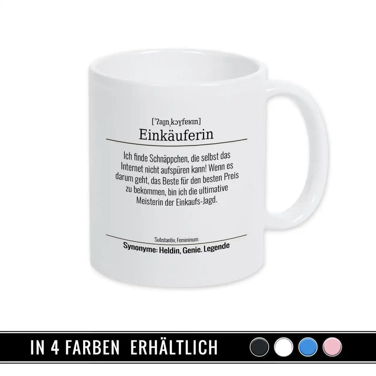 Tasse für Einkäuferin - Druckerino