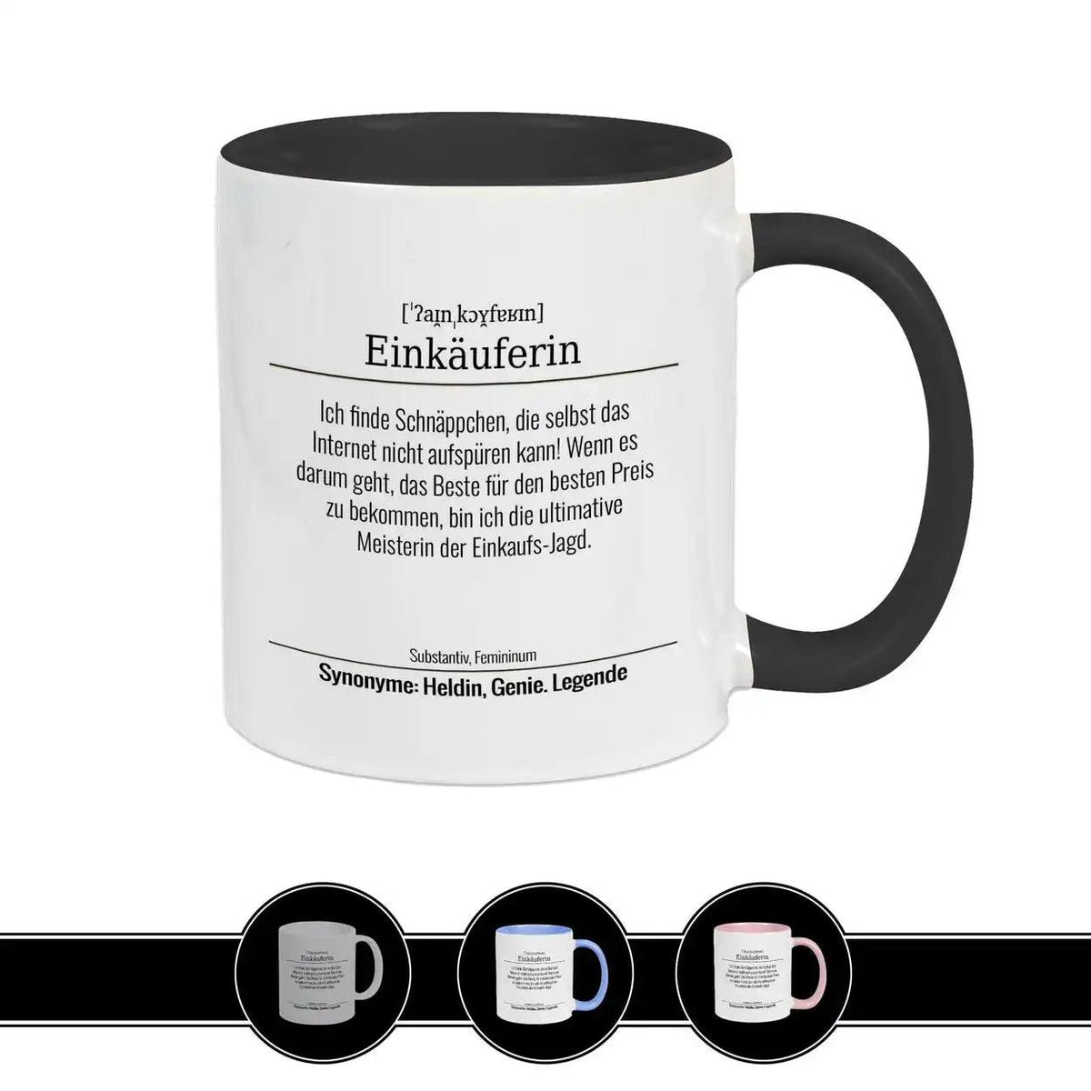 Tasse für Einkäuferin - Druckerino