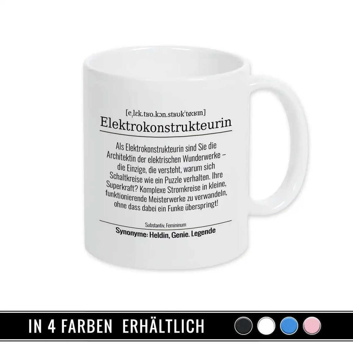 Tasse für Elektrokonstrukteurin - Druckerino
