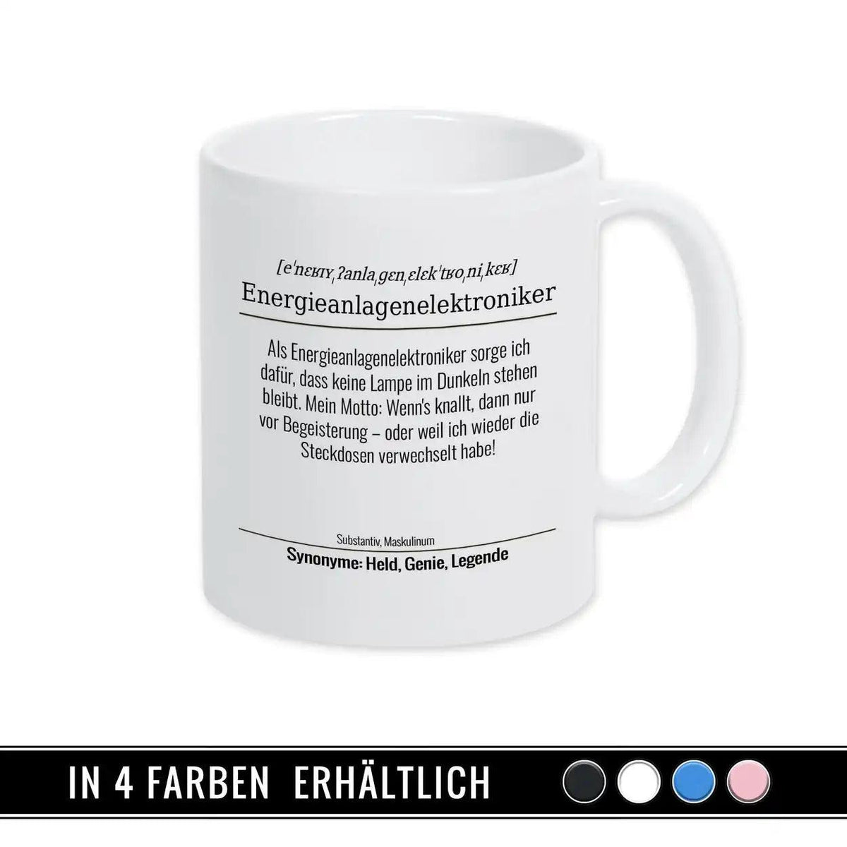 Tasse für Energieanlagenelektroniker - Druckerino