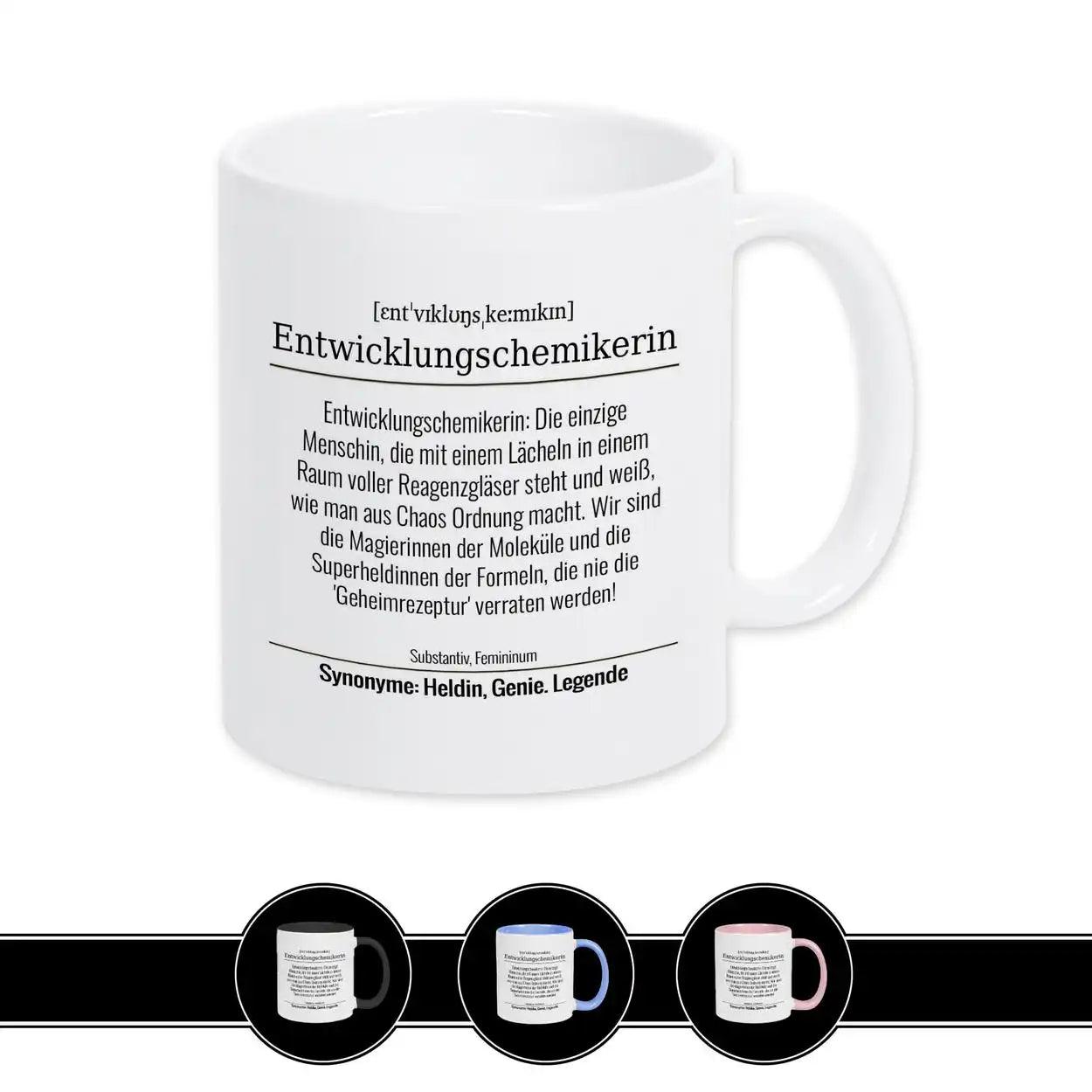 Tasse für Entwicklungschemikerin - Druckerino