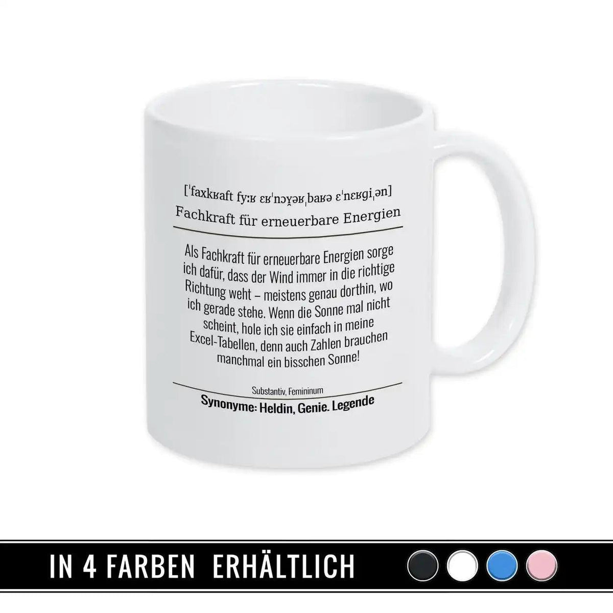 Tasse für Fachkraft für erneuerbare Energien - Druckerino