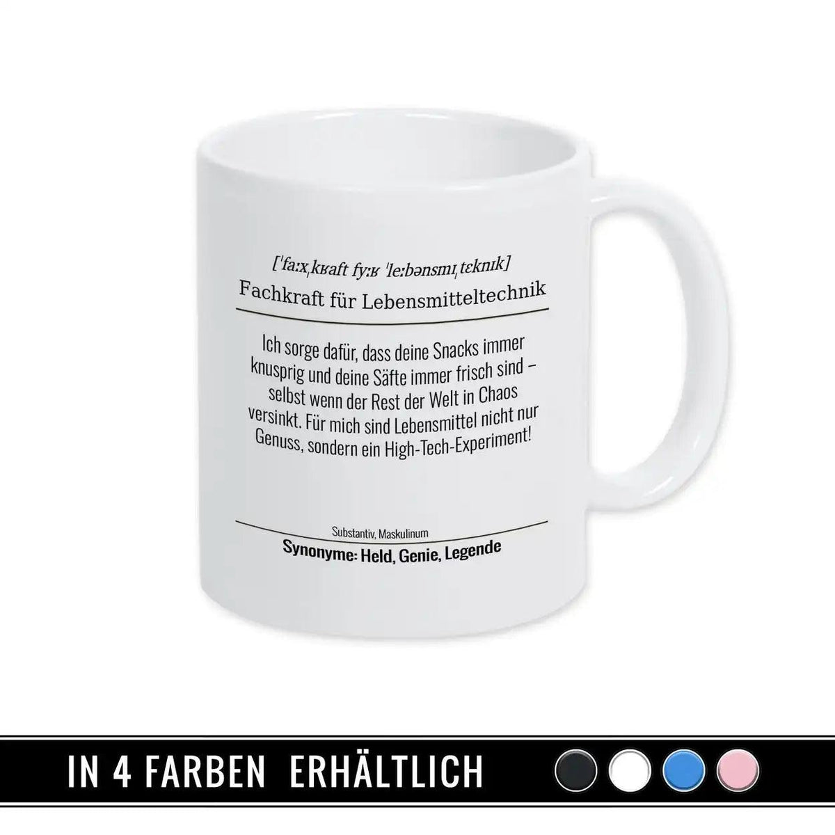 Tasse für Fachkraft für Lebensmitteltechnik - Druckerino