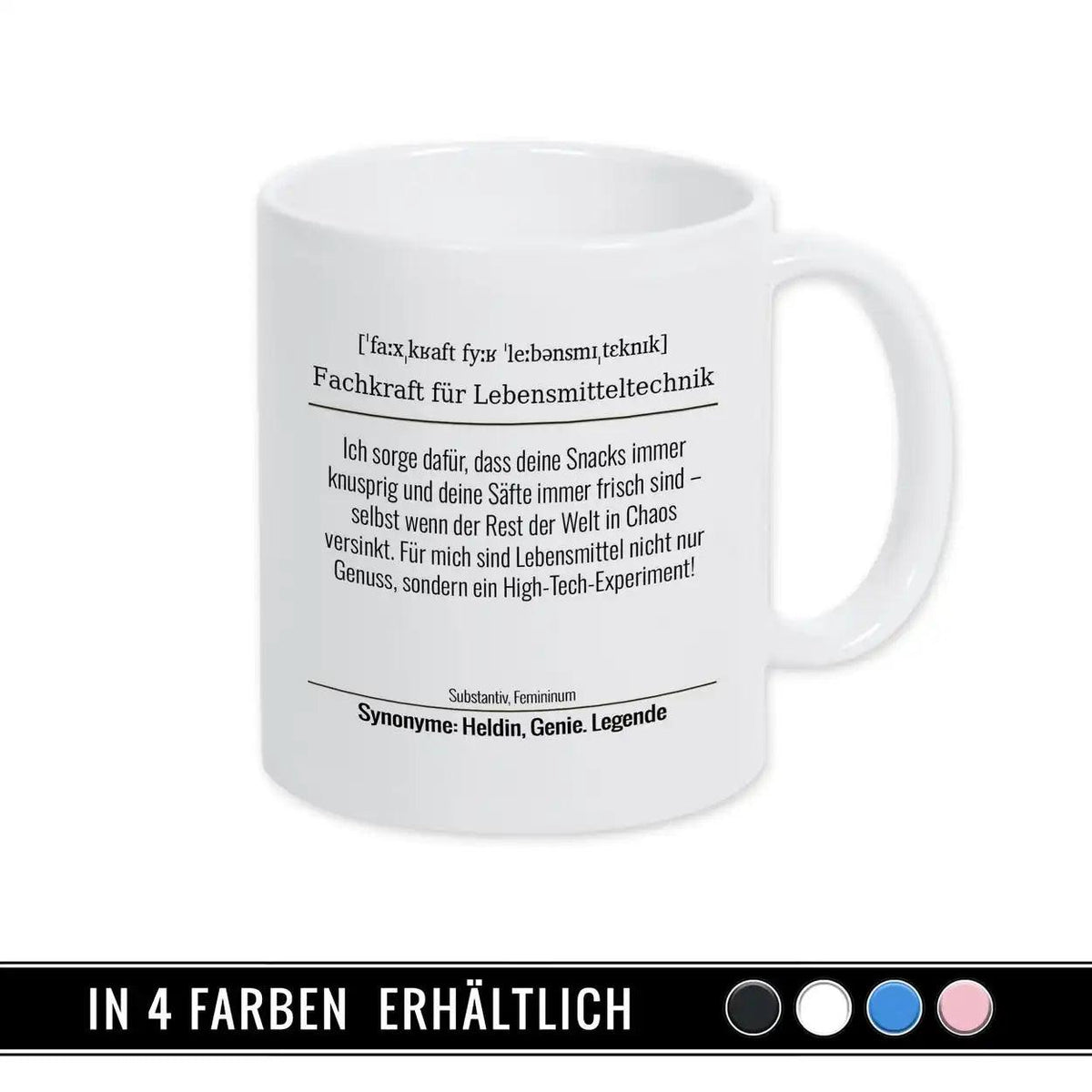 Tasse für Fachkraft für Lebensmitteltechnik - Druckerino