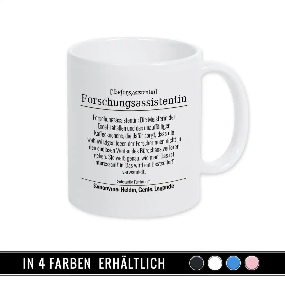 Tasse für Forschungsassistentin - Druckerino
