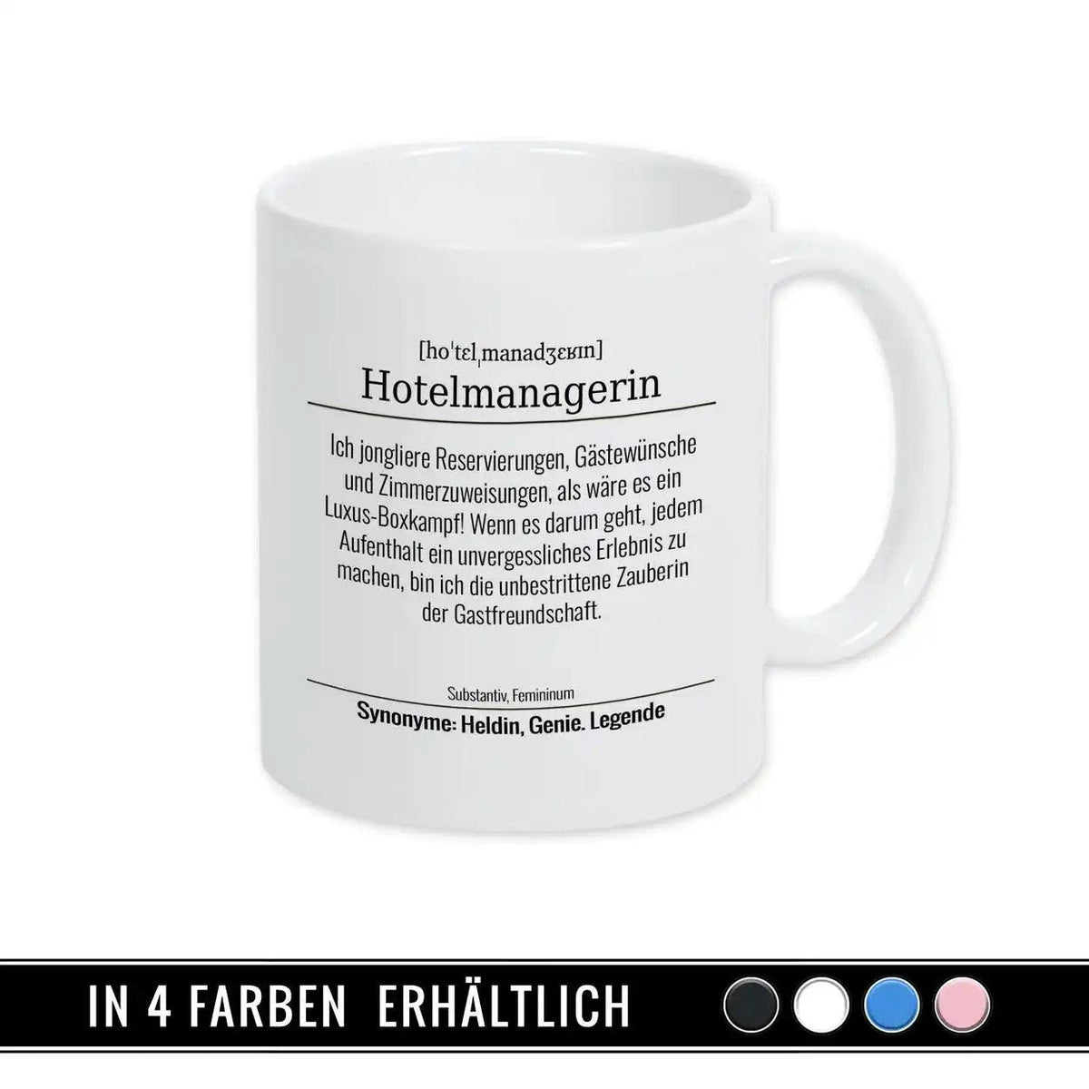 Tasse für Hotelmanagerin - Druckerino