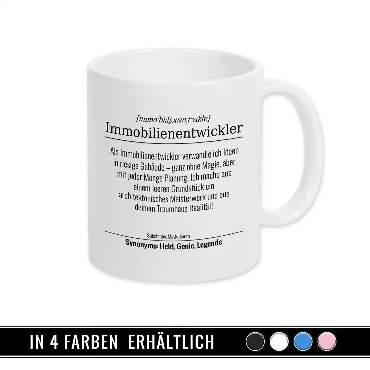Tasse für Immobilienentwickler - Druckerino