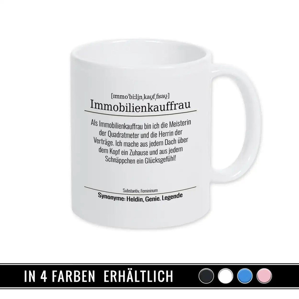 Tasse für Immobilienkauffrau - Druckerino