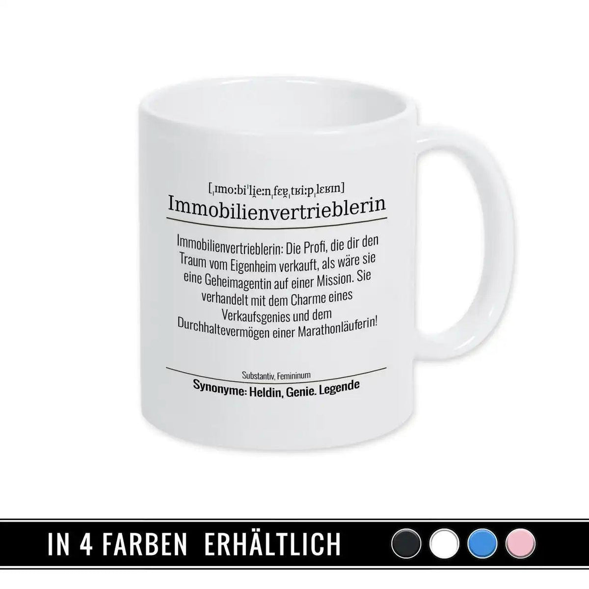Tasse für Immobilienvertrieblerin - Druckerino