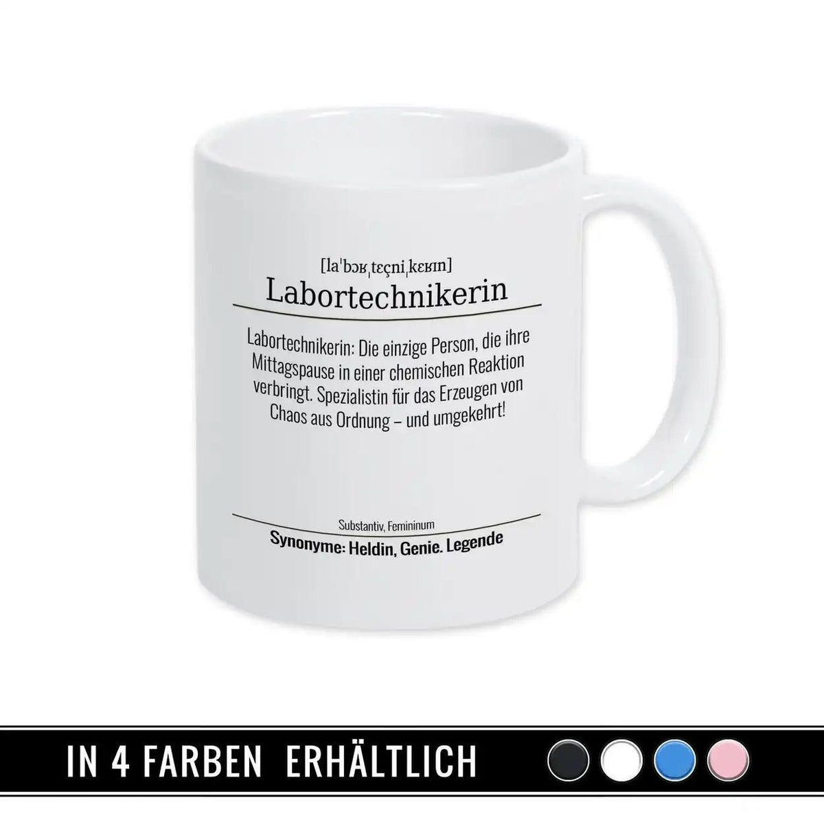 Tasse für Labortechnikerin - Druckerino