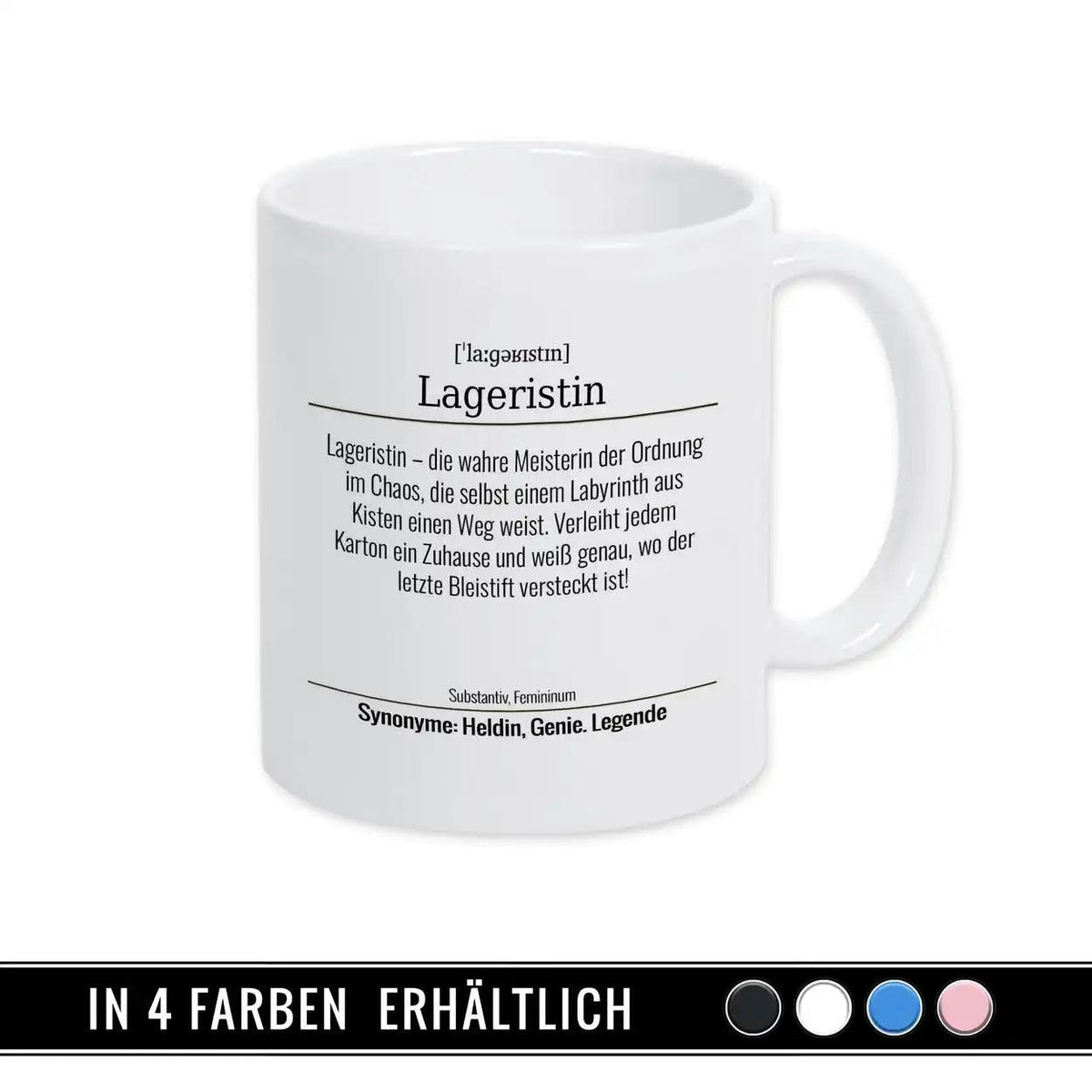 Tasse für Lageristin - Druckerino