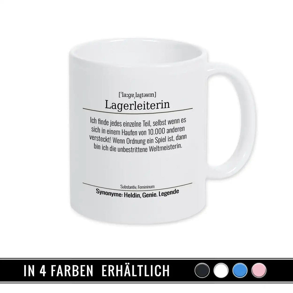 Tasse für Lagerleiterin - Druckerino