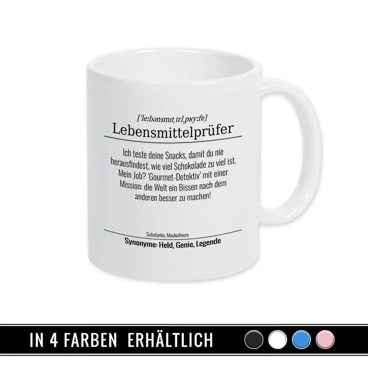 Tasse für Lebensmittelprüfer - Druckerino