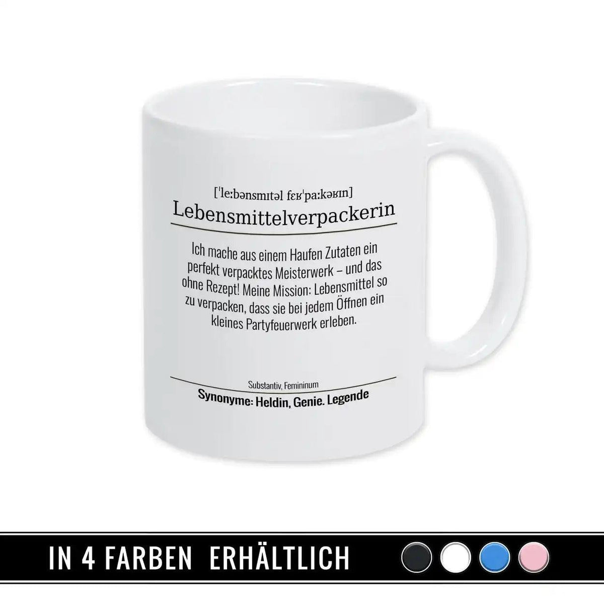 Tasse für Lebensmittelverpackerin - Druckerino