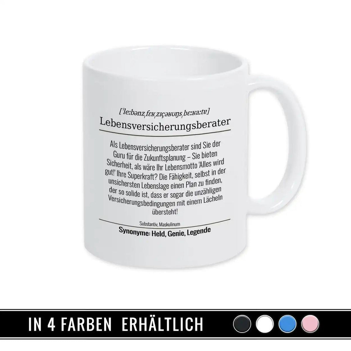 Tasse für Lebensversicherungsberater - Druckerino
