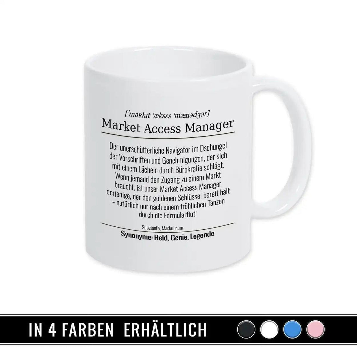 Tasse für Market Access Manager - Druckerino