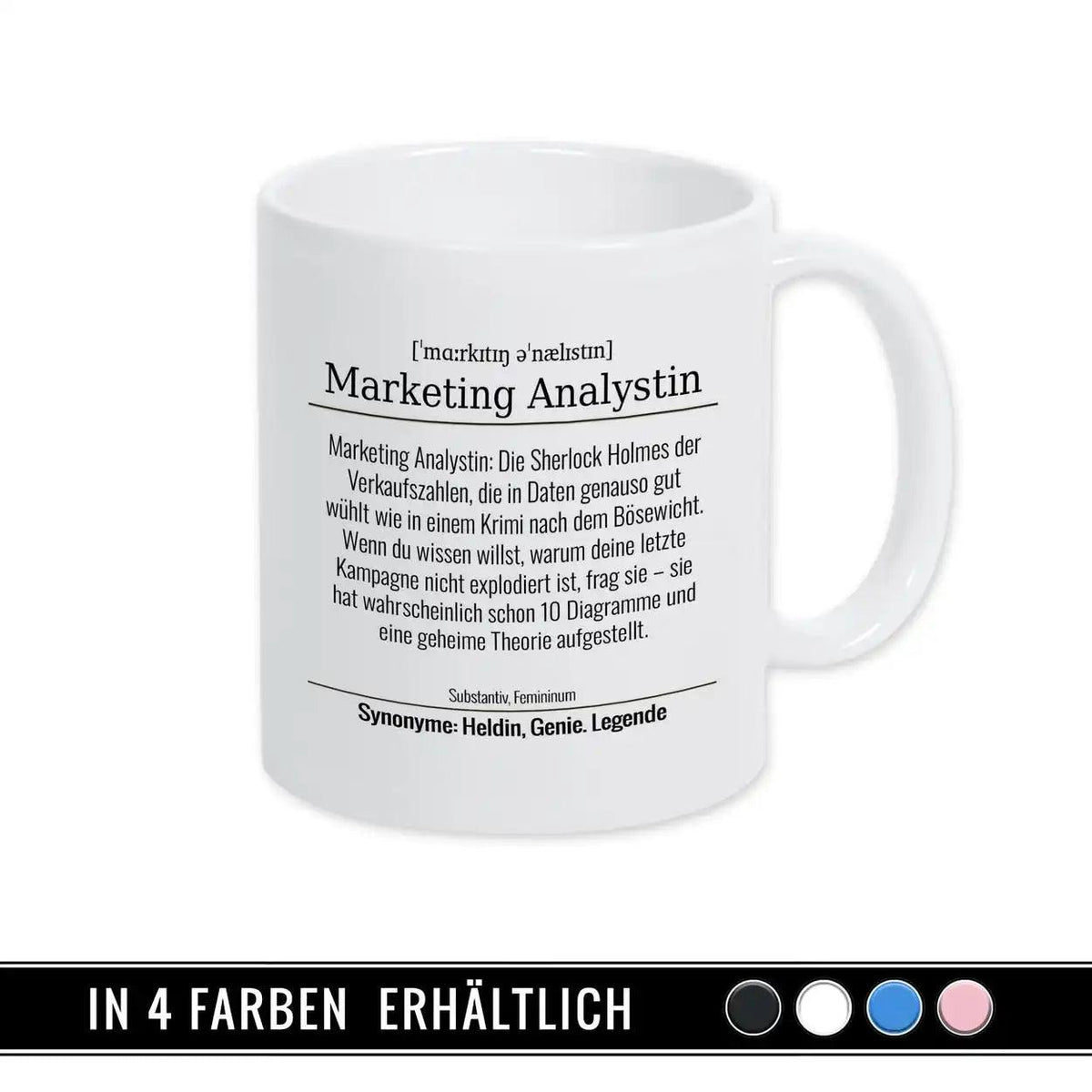 Tasse für Marketing Analystin - Druckerino
