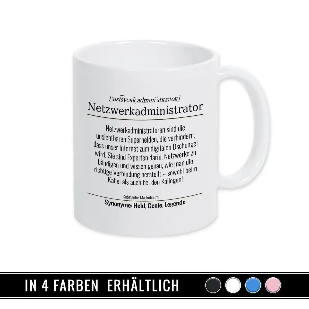 Tasse für Netzwerkadministrator - Druckerino