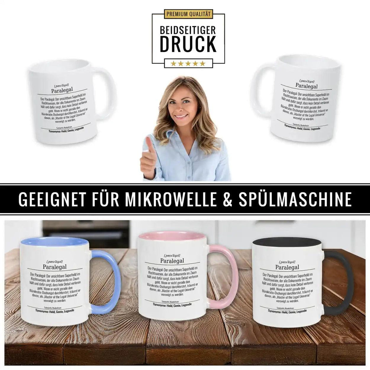 Tasse für Paralegal - Druckerino
