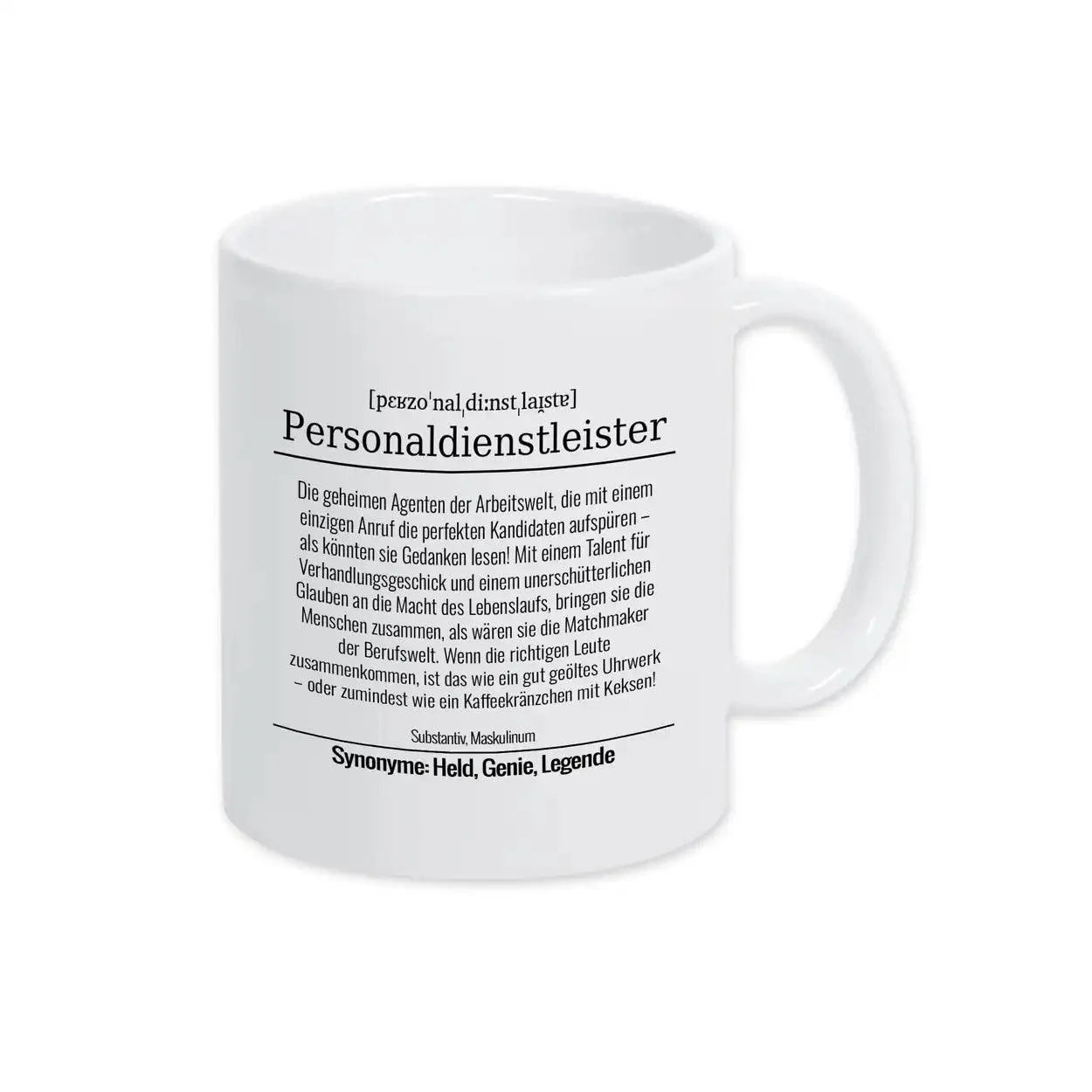Tasse für Personaldienstleister - Druckerino