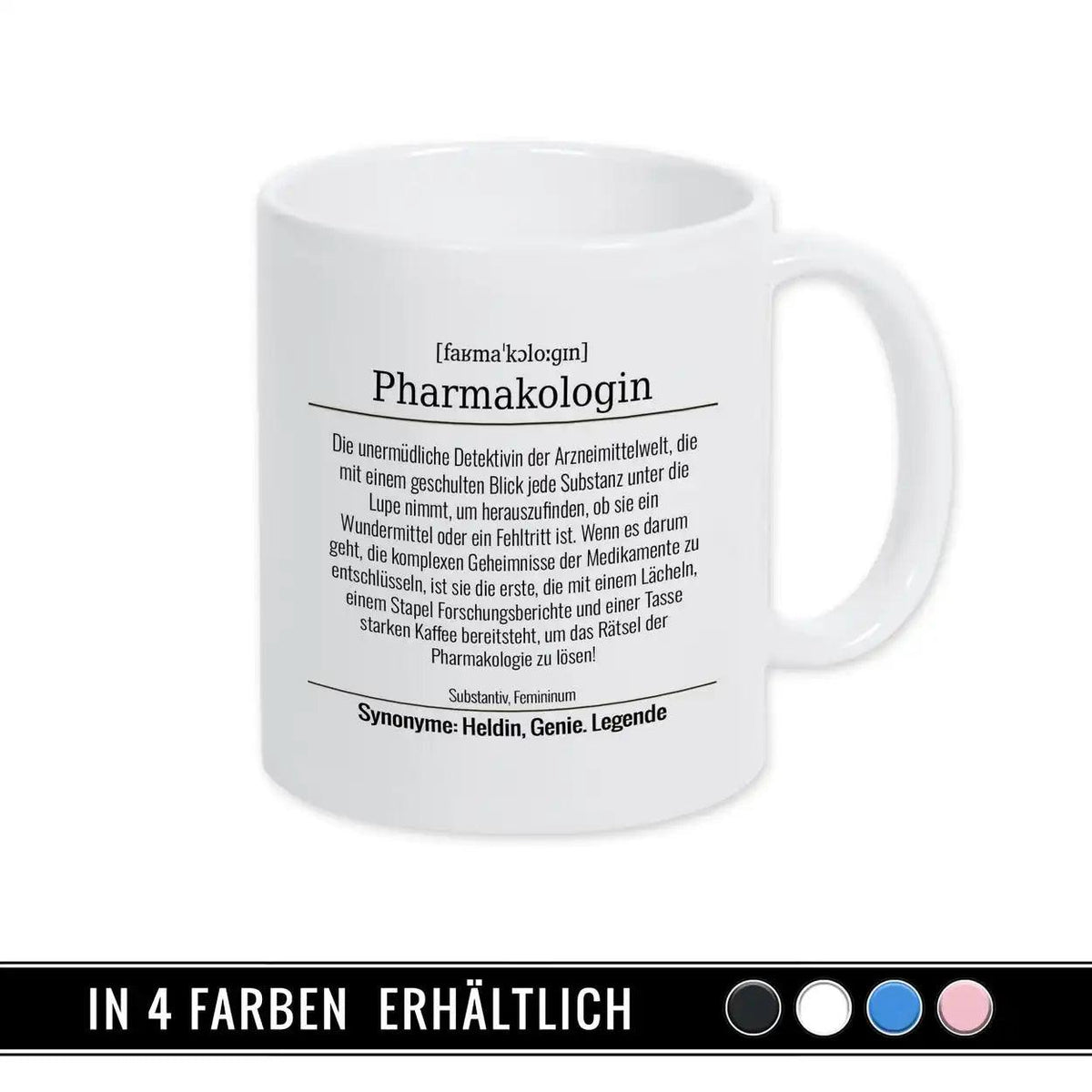 Tasse für Pharmakologin - Druckerino