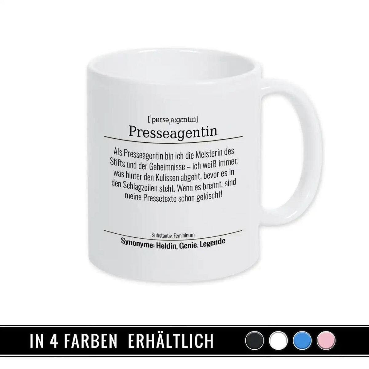 Tasse für Presseagentin - Druckerino