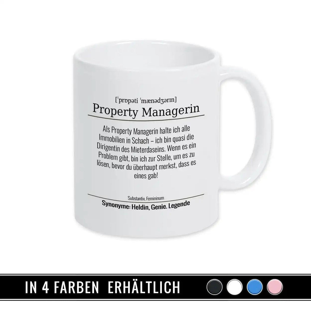 Tasse für Property Managerin - Druckerino