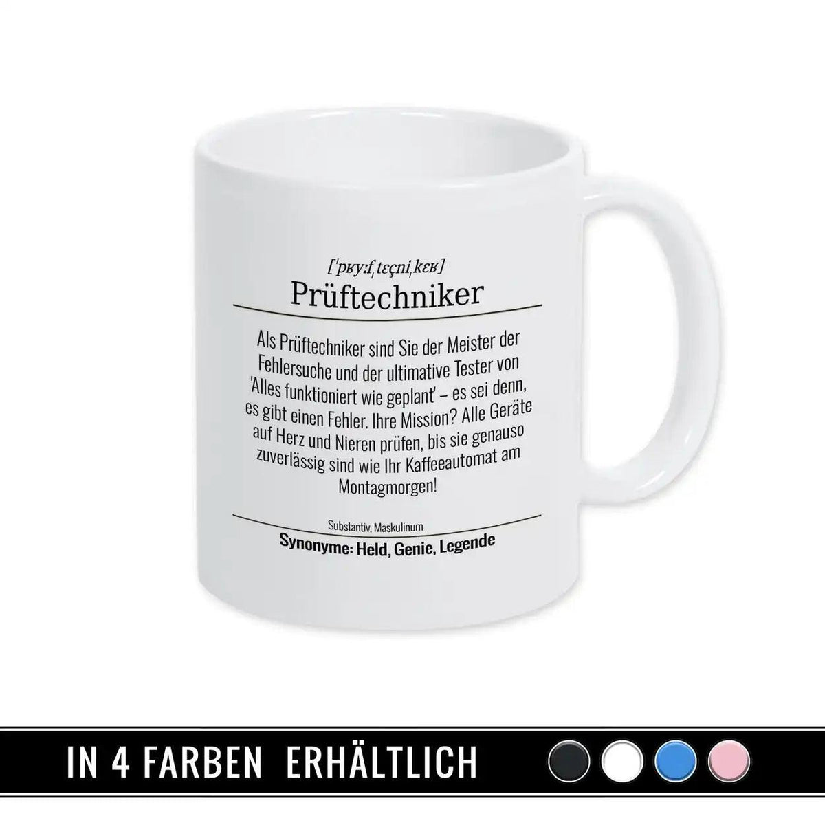 Tasse für Prüftechniker - Druckerino