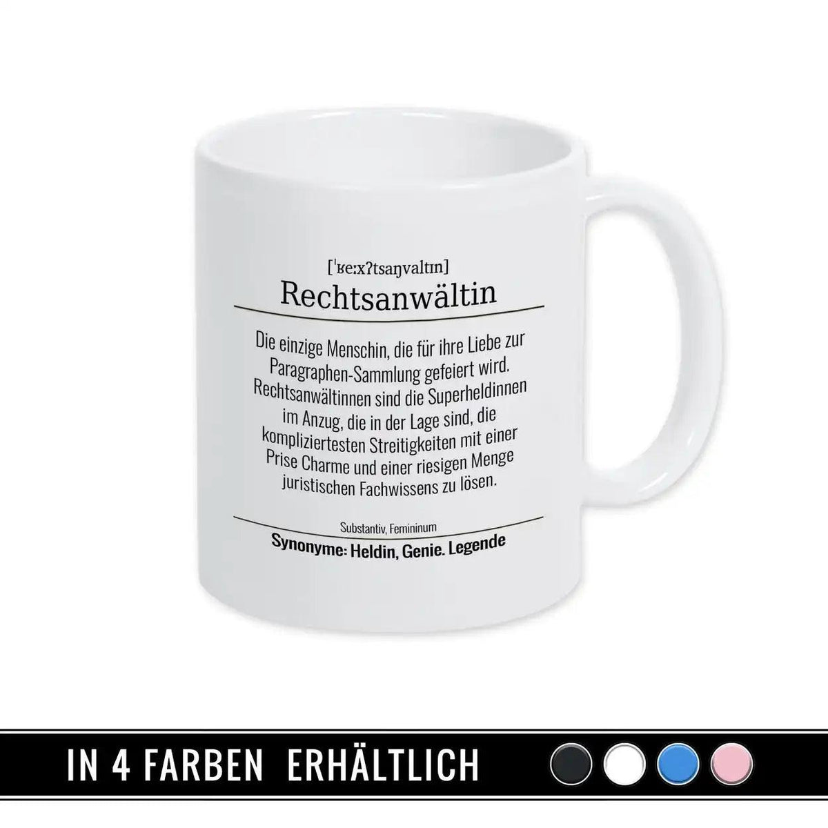 Tasse für Rechtsanwältin - Druckerino