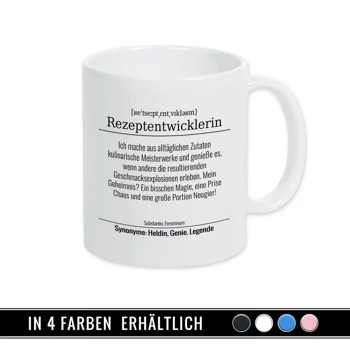 Tasse für Rezeptentwicklerin - Druckerino