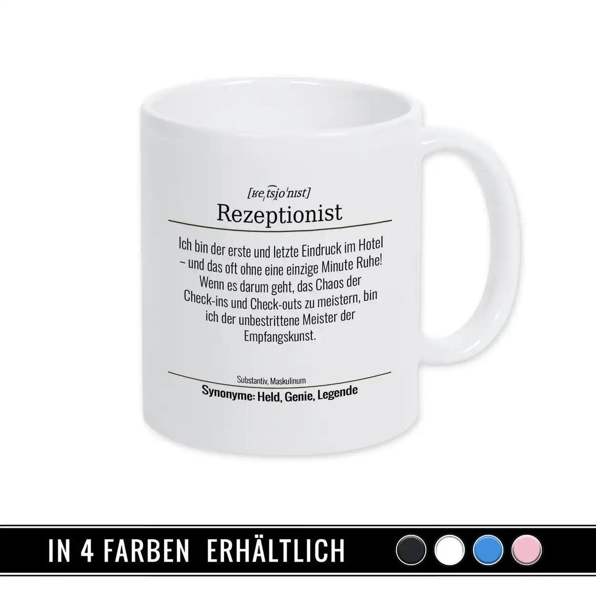 Tasse für Rezeptionist - Druckerino