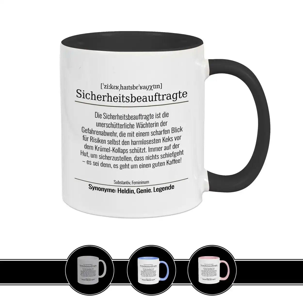 Tasse für Sicherheitsbeauftragte - Druckerino