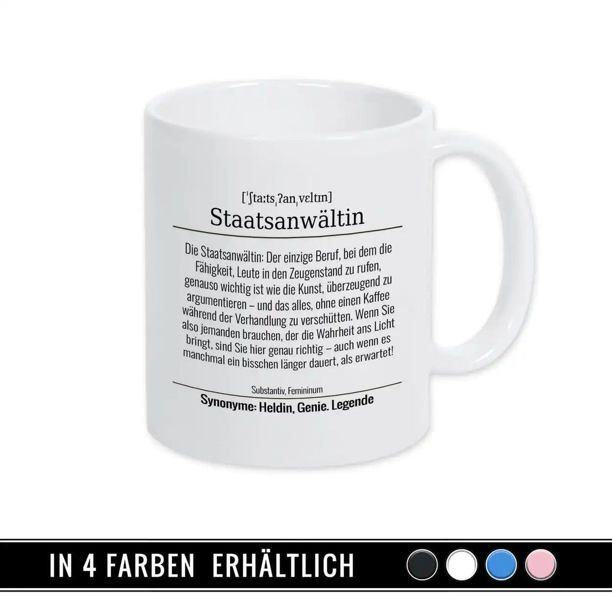 Tasse für Staatsanwältin - Druckerino