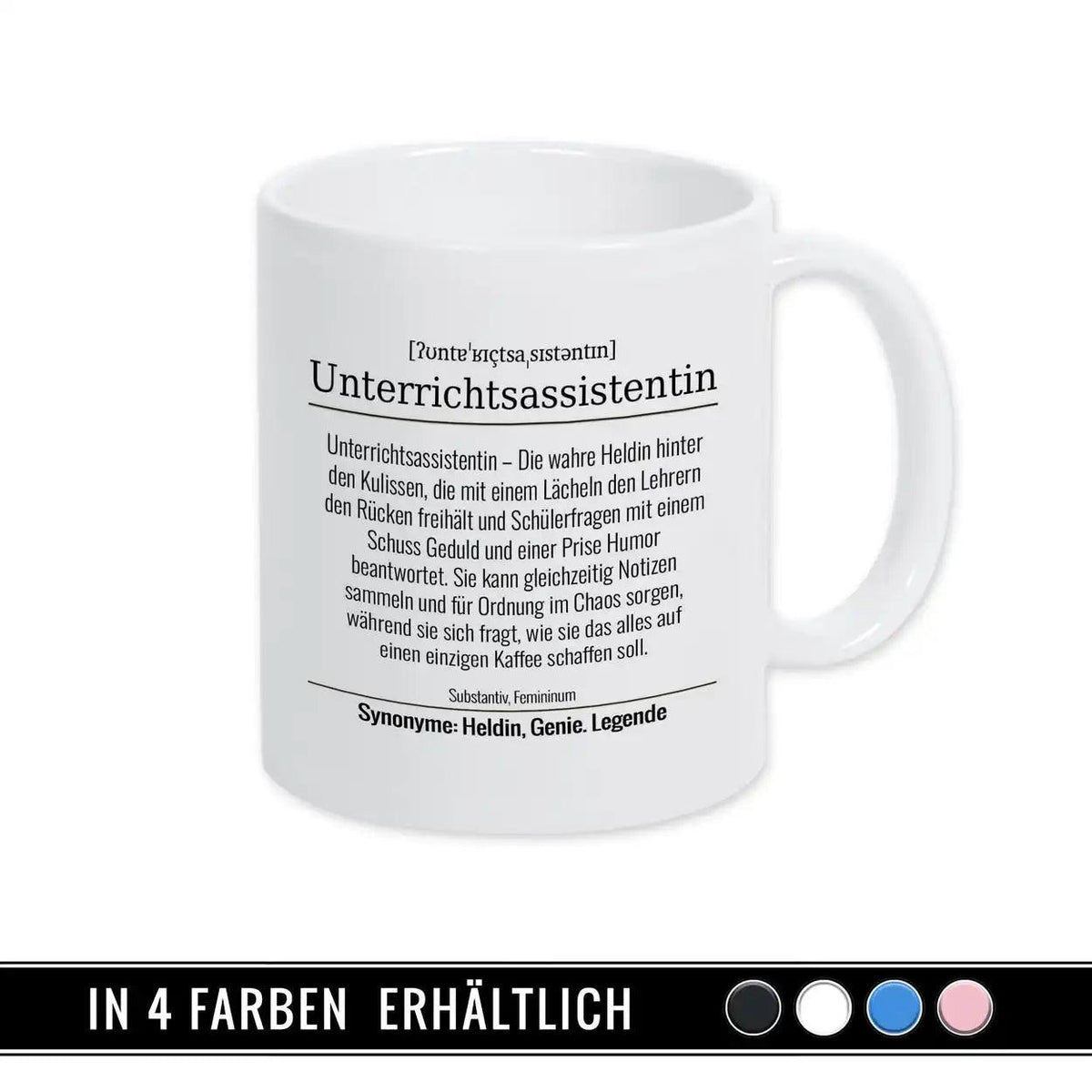 Tasse für Unterrichtsassistentin - Druckerino
