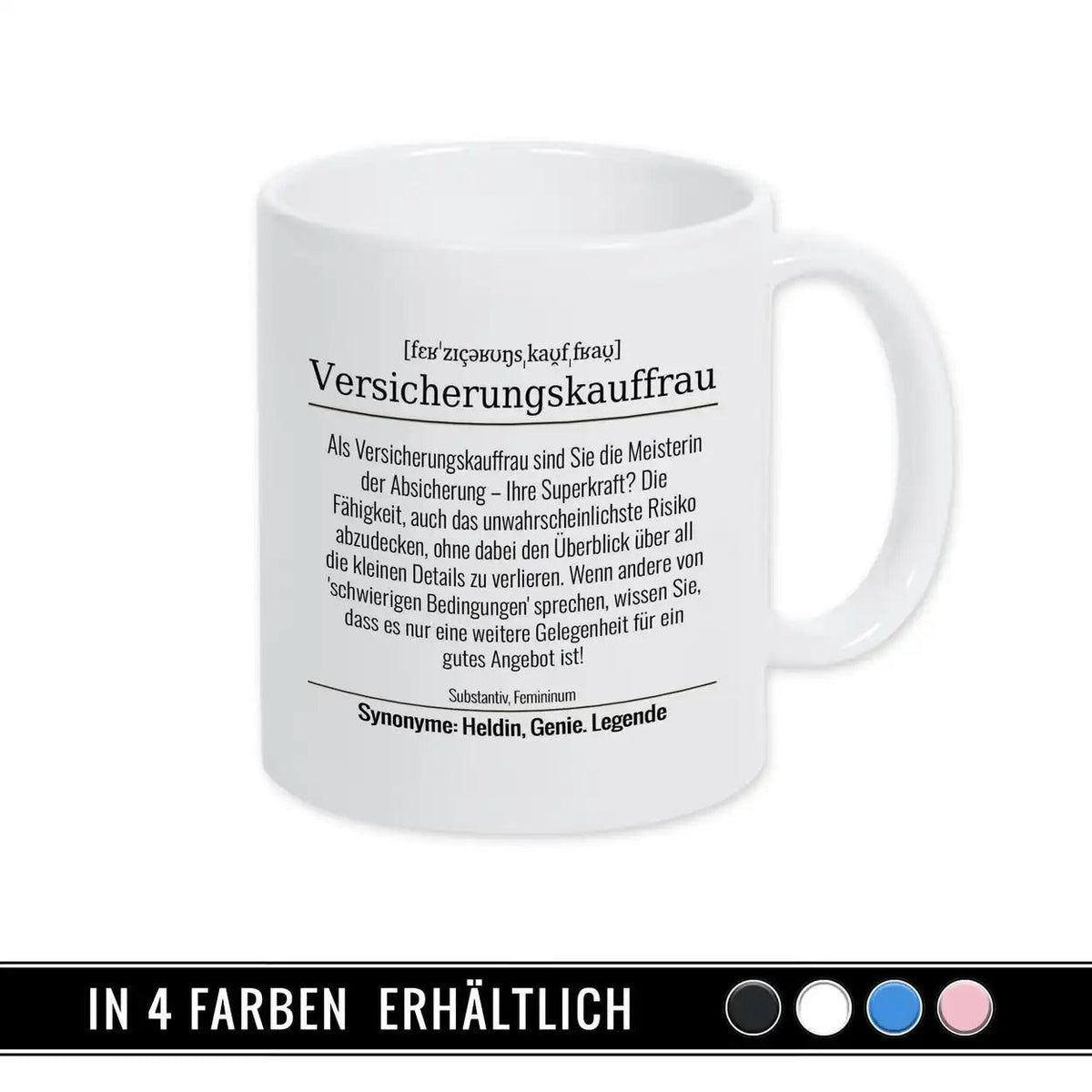 Tasse für Versicherungskauffrau - Druckerino