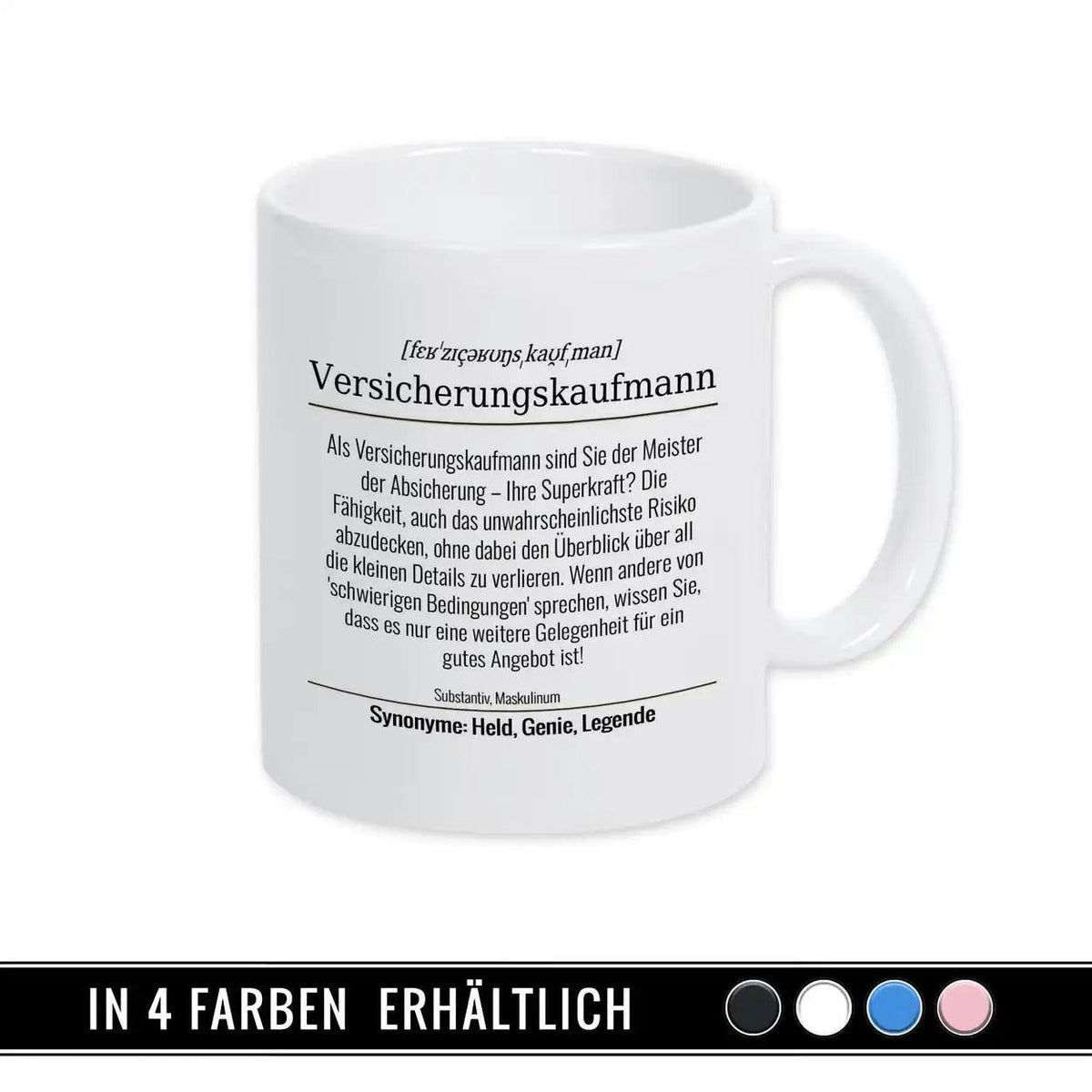 Tasse für Versicherungskaufmann - Druckerino