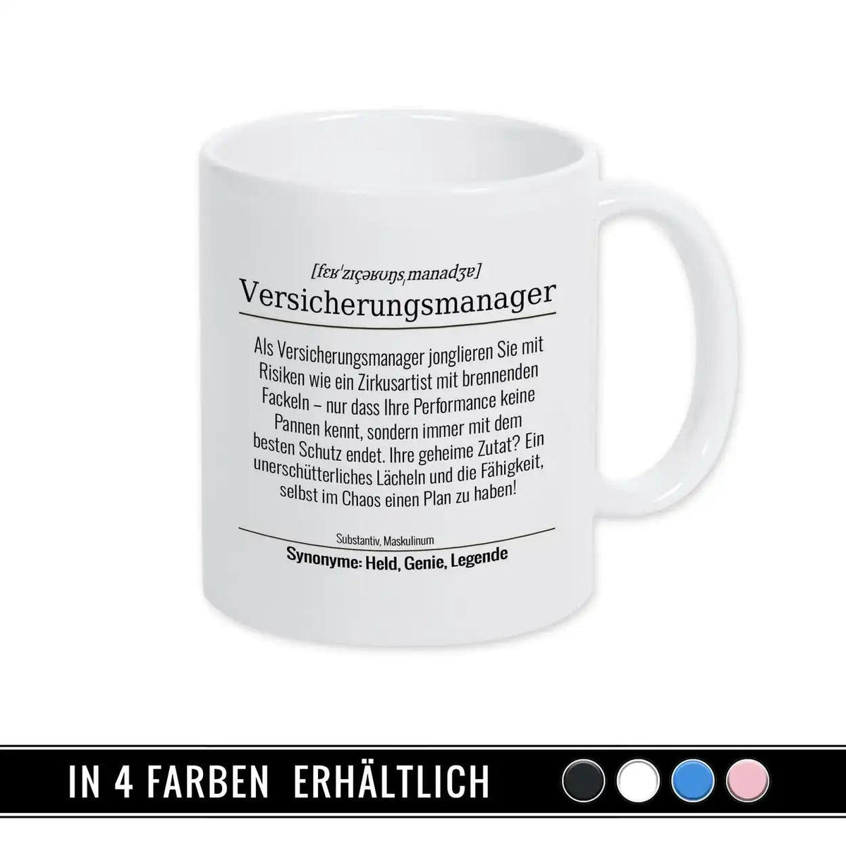 Tasse für Versicherungsmanager - Druckerino