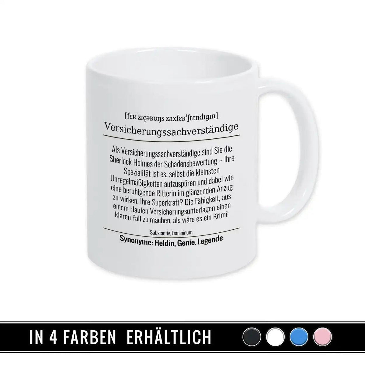 Tasse für Versicherungssachverständige - Druckerino