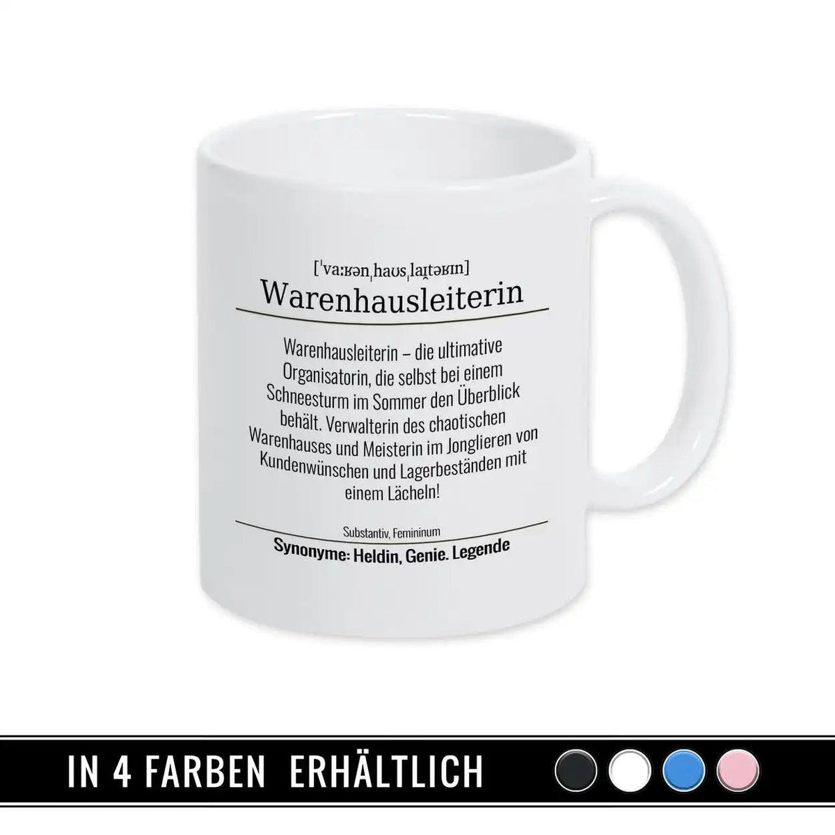 Tasse für Warenhausleiterin - Druckerino