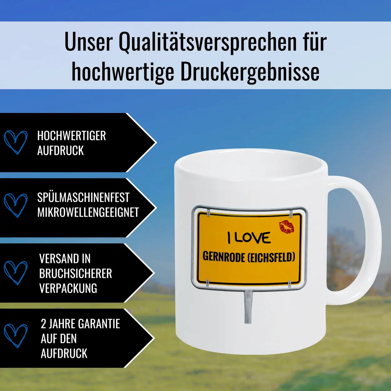 Tasse aus Gernrode Eichsfeld - Druckerino