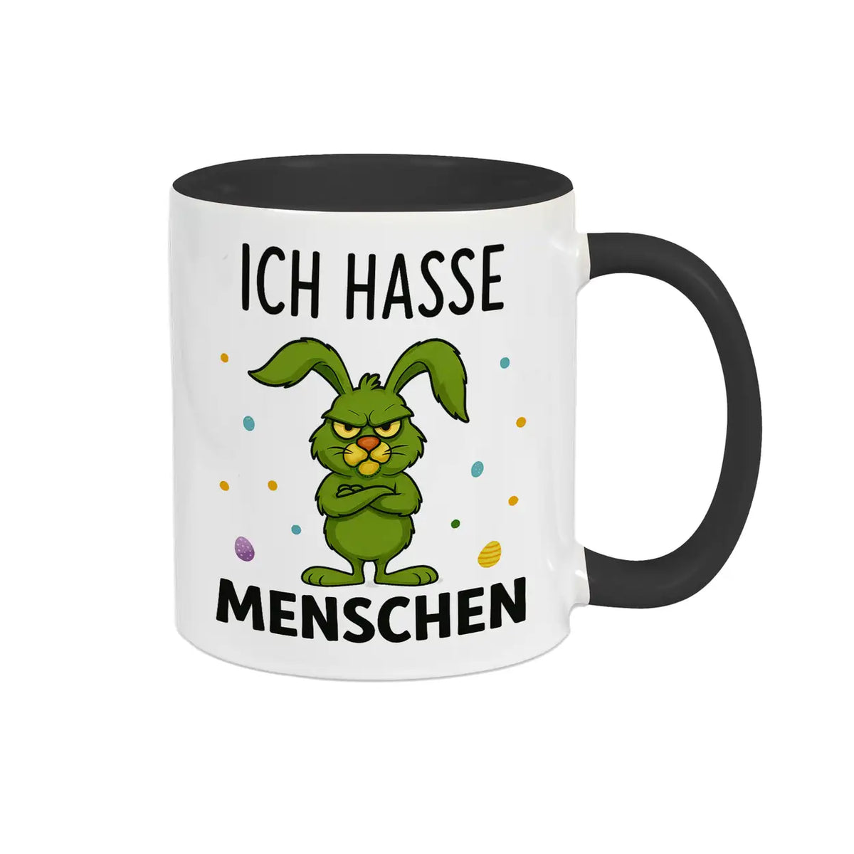 Tasse Hase - Ich hasse Menschen - Druckerino